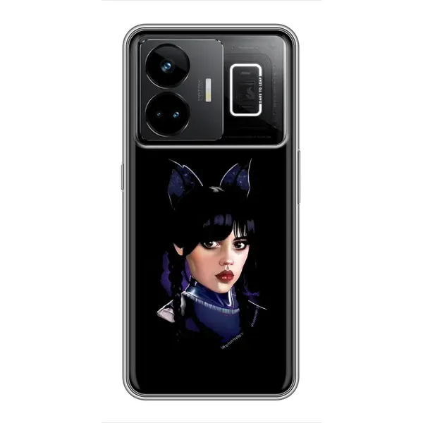 Чохол з принтом «серйозна Венздей» для Realme GT3
