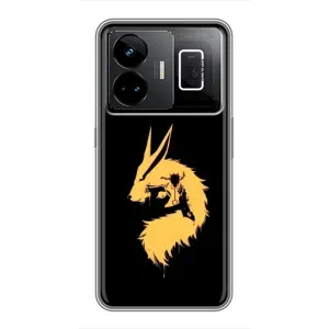 Чехол с принтом «силуэт Курама Наруто» для Realme GT3