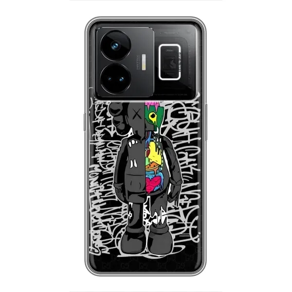 Чехол с принтом «Стиль Bearbrick» для Realme GT3