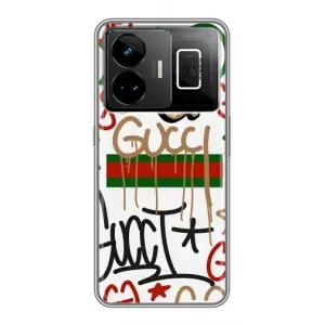 Бренднові Чохли для Realme GT3 - (PREMIUMPrint) (Стиль GUUCI)