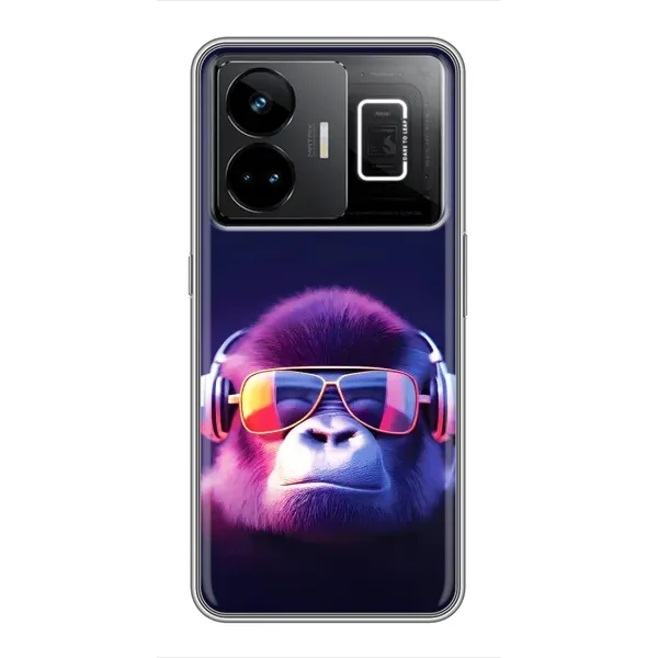 Чохол з принтом «Стильна мавпа» для Realme GT3