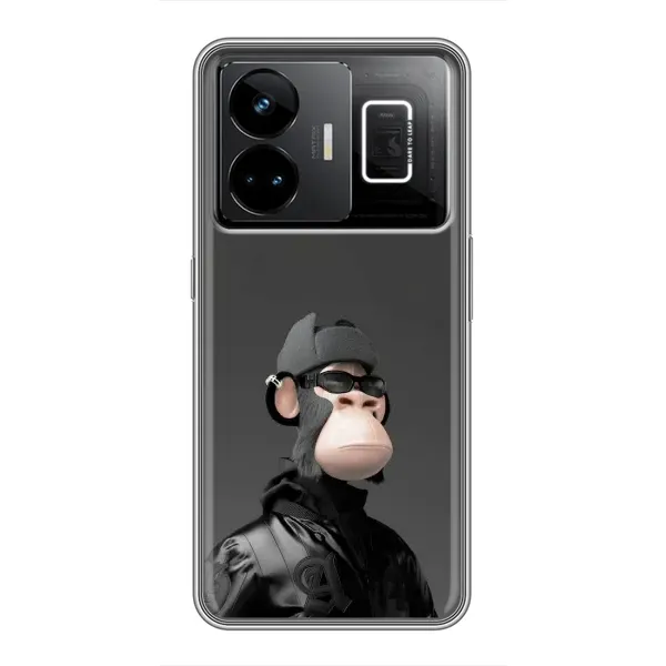 Чехол с принтом «стильная обезьяна NFT» для Realme GT3