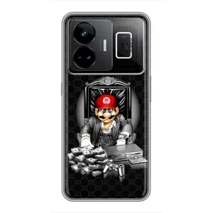 Чохли з крутими принтами для Realme GT3 - (PREMIUMPrint) (Супер Маріо)