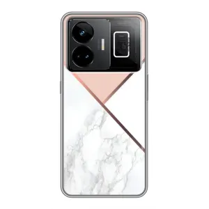 Мраморный чехол на Realme GT3 (VPrint) (Тройной мрамор)