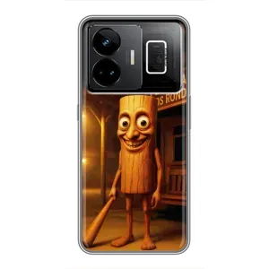 Чехол с мемом Тралалело тралала на Realme GT3 (Тунг тунг сахур)