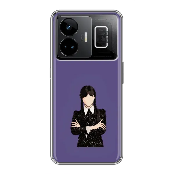 Чохол з принтом «Венздей у чорному» для Realme GT3
