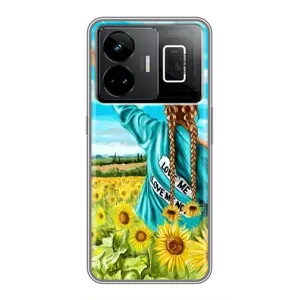 Чохол для Патріота України Realme GT3 - (AlphaPrint) (Україночка)