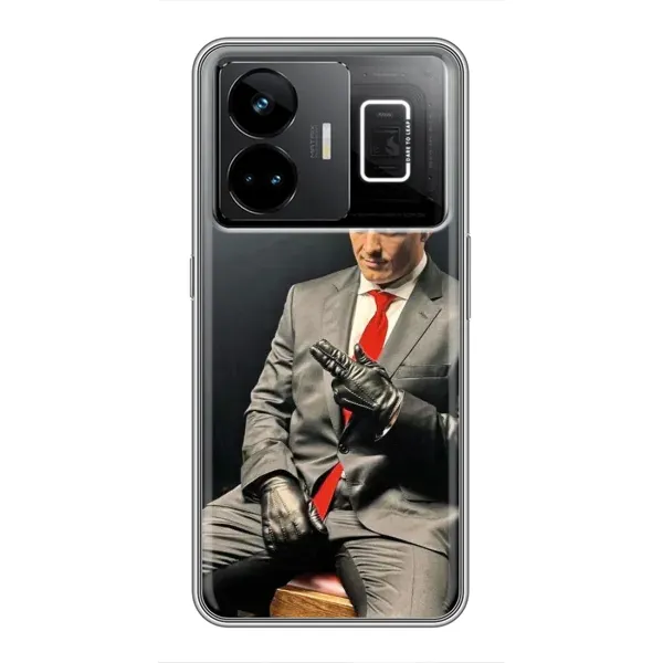 Чехол с принтом «Усик Hitman» для Realme GT3