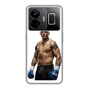 Чехол с картинкой Александр Усик для Realme GT3 (Усик на белом)