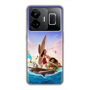 Чехол с мультфильмом Моана Realme GT3 (Команда Ваяна Мауи)
