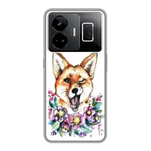 Чохли з картинкою Лисичка для Realme GT3 (VPrint) (Весела лисичка)