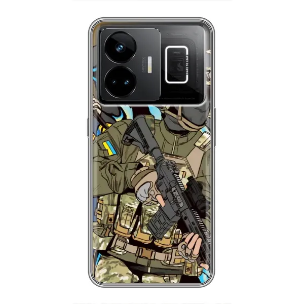 Чехол с принтом «Воин ВСУ» для Realme GT3