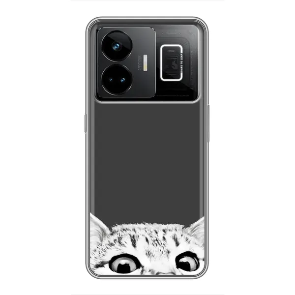 Чохол з принтом «Виглядає котик» для Realme GT3