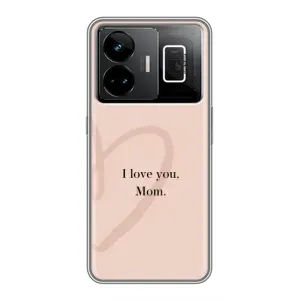 Чехлы для мамы на Realme GT3 (Сердце маме)