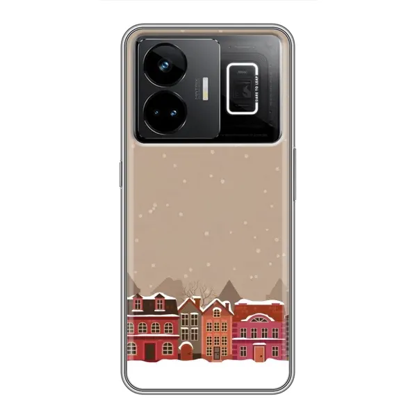 Чехол с принтом «Зимний город» для Realme GT3