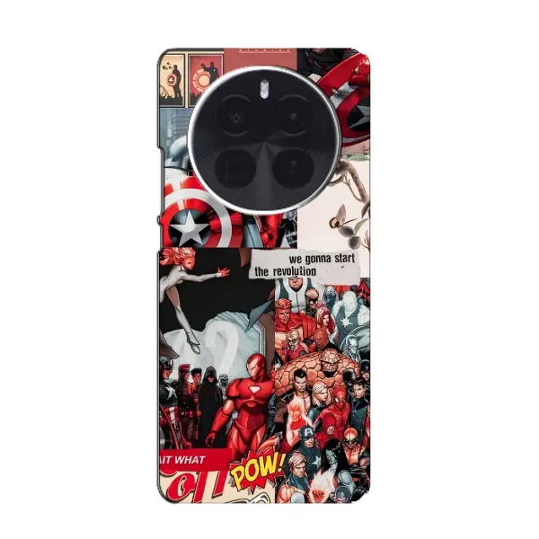 Чехол с принтом «Марвел Комикс» для Realme GT5 Pro
