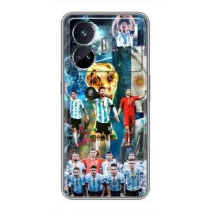 Чехлы Месси для Realme GT5 (AlphaPrint) (Аргентина Месси)