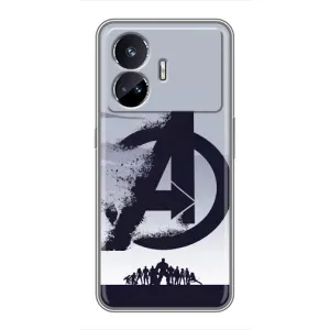 Чохли з героями Марвел Realme GT5 (VPrint) (Команда А)