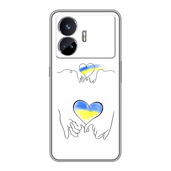 Чехол с принтом «Мир Украине» для Realme GT5