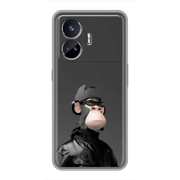 Чехол с принтом «стильная обезьяна NFT» для Realme GT5