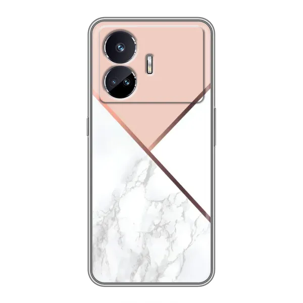 Чехол с принтом «Тройной мрамор» для Realme GT5