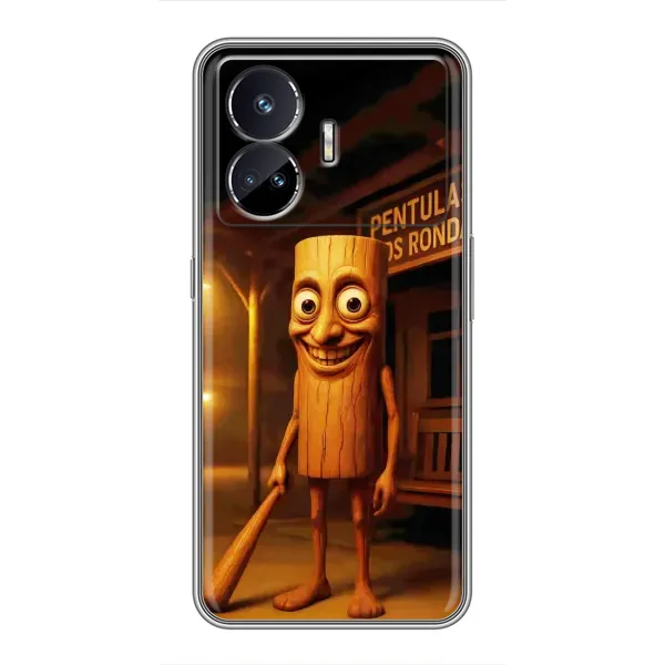 Чехол с принтом «Тунг тунг сахур» для Realme GT5