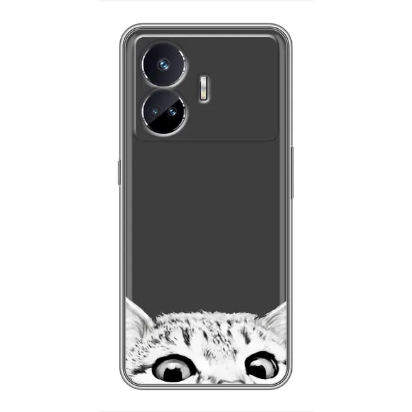 Чохол з принтом «Виглядає котик» для Realme GT5