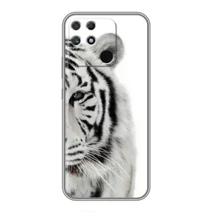 Чохли з картинкою животних Realme NARZO 30A (Білий Тигр)