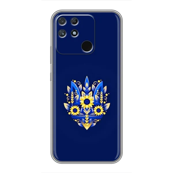 Чехол с принтом «Цветочный Герб» для Realme NARZO 30A