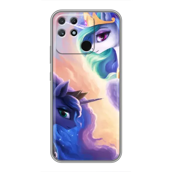 Чехол с принтом «Единорожки» для Realme NARZO 30A