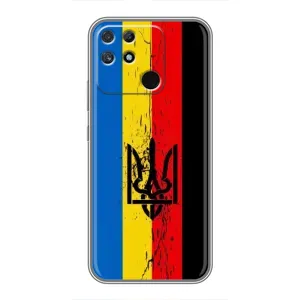Украинские Чехлы для Realme NARZO 30A с картинкой УПА (AlphaPrint) (Флаг УПА)