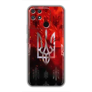Украинские Чехлы для Realme NARZO 30A с картинкой УПА (AlphaPrint) (ГЕРБ УПА)