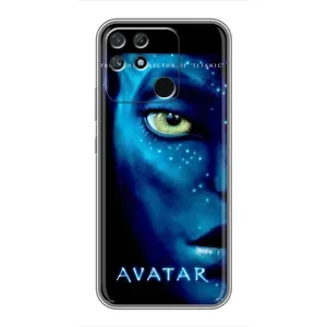 Чехлы с фильма АВАТАР для Realme NARZO 30A (AlphaPrint) (глаз Аватара)