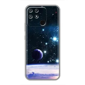 Космические Чехлы для Реалми Нарзо 30А (VPrint) (Космический вид)