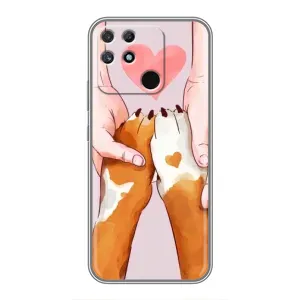 Чехлы с собаками для Realme NARZO 30A (VPrint) (Любовь к собакам)