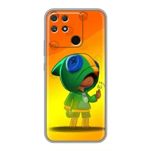 Чехол для Realme NARZO 30A Бравл Старс (VPrint) (Мальчик Леон)