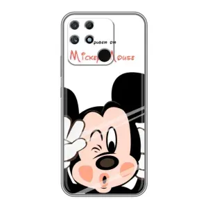 Эксклюзивный чехол для Realme NARZO 30A (AlphaPrint - Мультяшные) (Маус Микки)