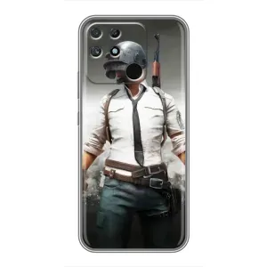 Чехол PUBG для Реалми Нарзо 30А (AlphaPrint)