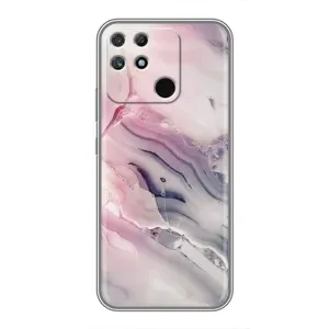 Мраморный чехол на Realme NARZO 30A (VPrint) (Пурпурный Мрамор)