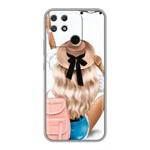 Чехол с печатью для Realme NARZO 30A - (Мода) (AlphaPrint) (Путешествие)