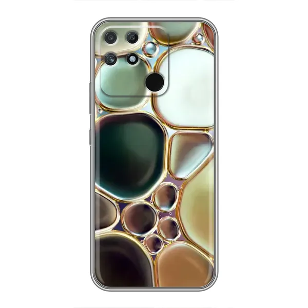 Чехол с принтом «Радужный Мрамор» для Realme NARZO 30A