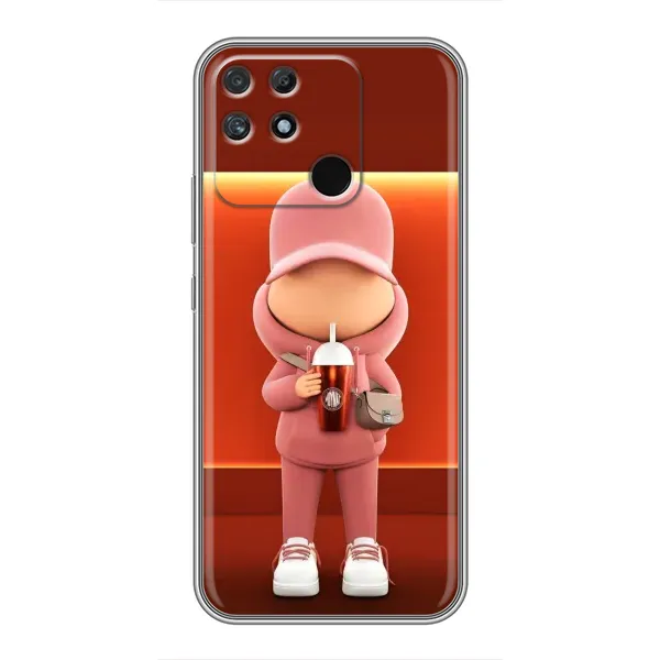 Чохол з принтом «З Кавою» для Realme NARZO 30A