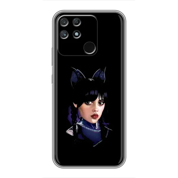 Чохол з принтом «серйозна Венздей» для Realme NARZO 30A