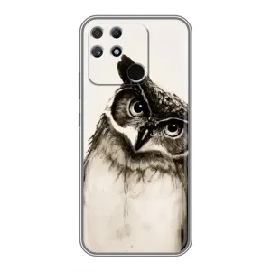 Чехол с птицами на Realme NARZO 30A (VPrint) (Сова)