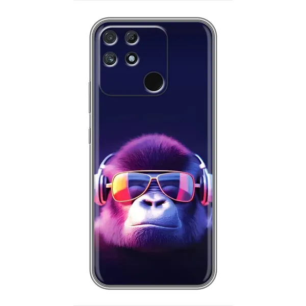 Чохол з принтом «Стильна мавпа» для Realme NARZO 30A