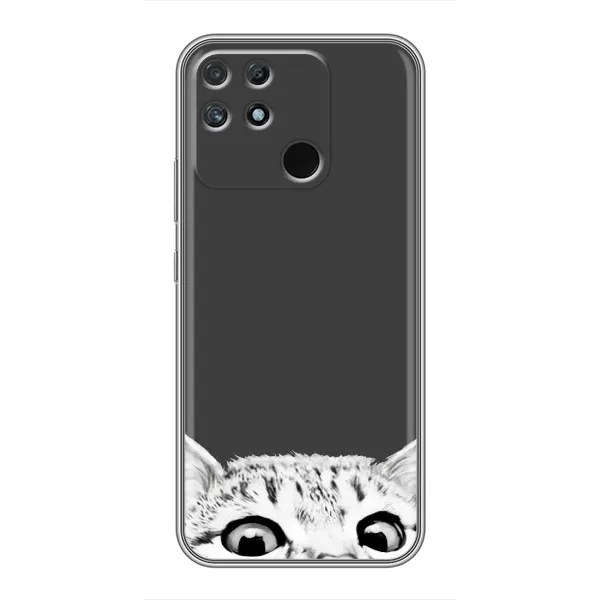 Чехол с принтом «Выглядывает кот» для Realme NARZO 30A
