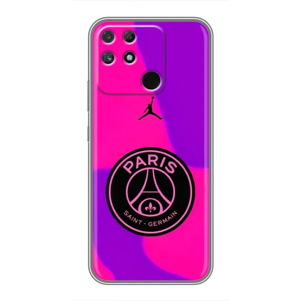 Чехол с принтом «яркий ПСЖ» для Realme NARZO 30A