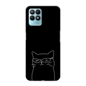 Чохол з принтом «Байдужий кіт» для Realme NARZO 50