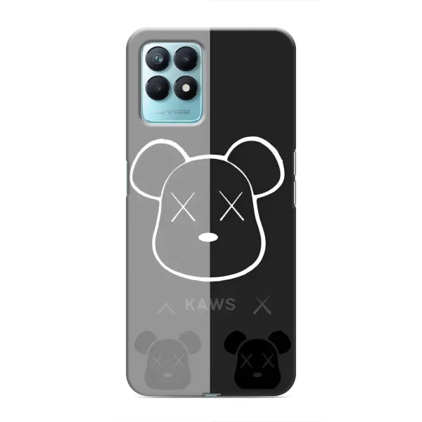 Чехол с принтом «БеарБрик глаза» для Realme NARZO 50