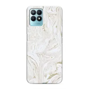 Мраморний чехол на Realme NARZO 50 (VPrint) (Білий мрамор)
